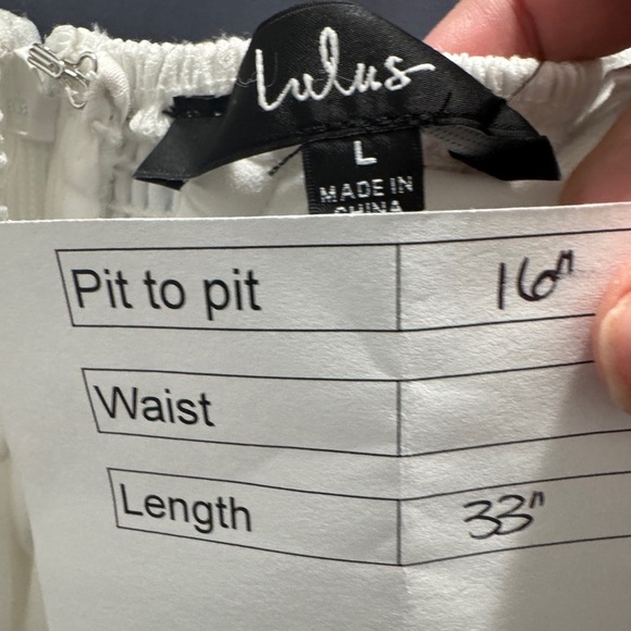 Lulus My Dream Date Off the Shoulder Mini Dress White - Picture 12 of 12